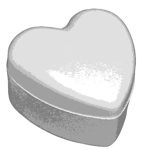 Boîte à décorer 13 cm styropor coeur