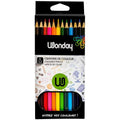 Boite 12 Crayons Couleurs Corps Hexagonal 18cm