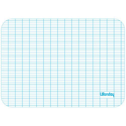 Ardoise blanche carton 17 x 25 cm - Wonday