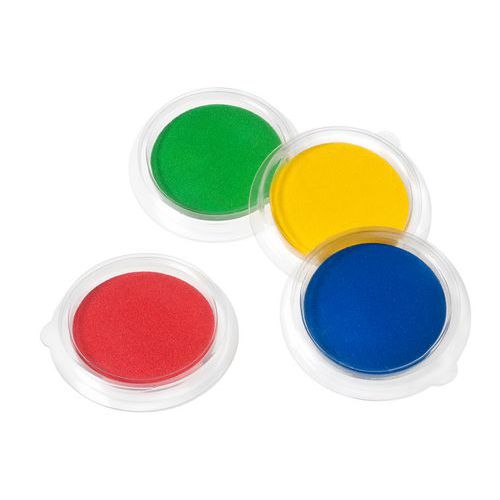 Ensemble 12 tampons encreur couleurs assorties