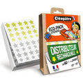 Eco-pack 2400 Gommettes Étoile 12/20mm Or/argent