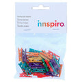 Lot De 45 Pinces À Linge En Bois 25x3mm Couleurs Assorties