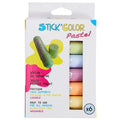 Lot 6 bâtons gouache solide pastel - O-Color