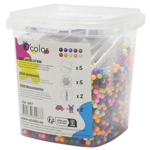 Schoolpack Perles À L'eau 6000 Perles Ø 5 Mm + Accessoires