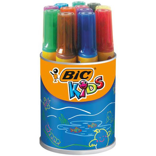 Godet 12 maxi colour assortis