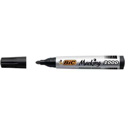 Marqueur pointe ogive noir-Bic