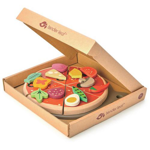Pizza Découpée Bois