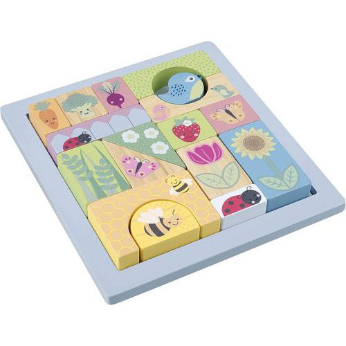 Puzzle Blocs Jardin