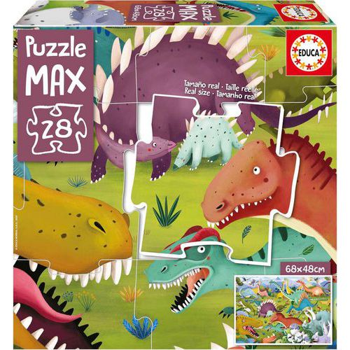 Puzzle max - Dinosaures - 28 pièces - Educa