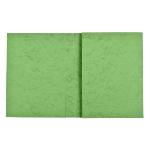 Protège-cahier 24x32 carte lustrée vert