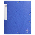 Chemise Élastiques Rabats 245x325x4cm Carte Lustrée Bleu