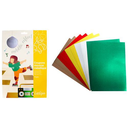 Lot De 10 Feuilles A4 Mousse Métal 2mm