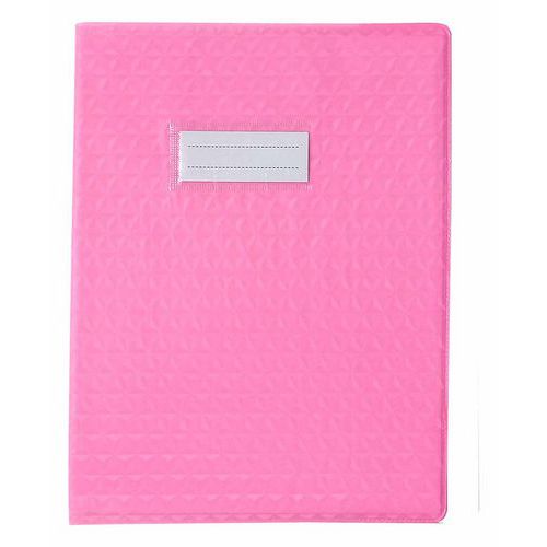 Protège-cahier Plastique 17x22 Cm 12/100e - Rose