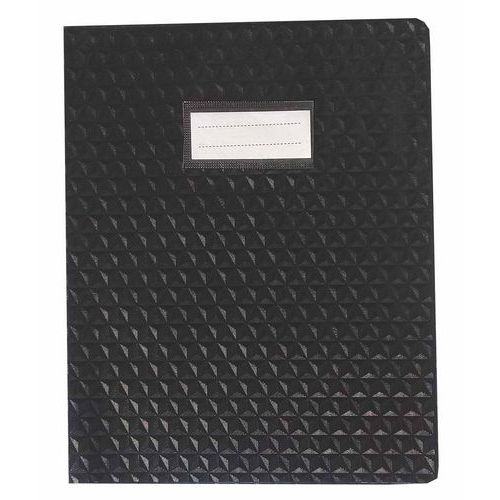 Protège-cahier Plastique 17x22 Cm 12/100e - Noir