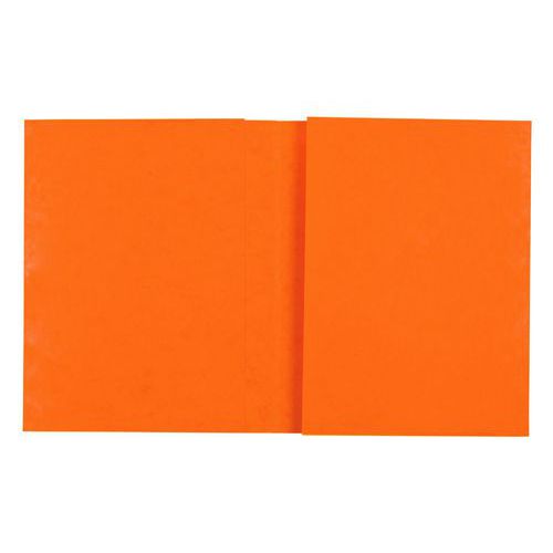 Prot Cahier 2 Gds Rabats 17x22 225g Cart Lust Orange
