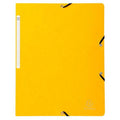 Chemise À Élastique A4 Carte Lustrée Jaune