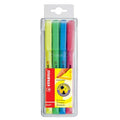 Pochette 4 surligneurs flash - Stabilo