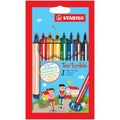 Pochette 8 feutres de coloriage Trio Scribbi - Stabilo