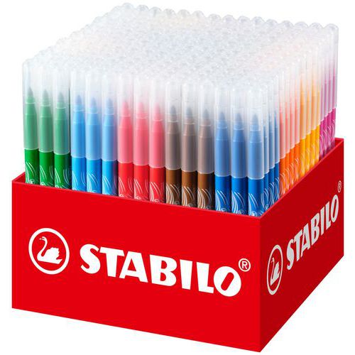 Maxi schoolpack 240 feutres de coloriage power - Stabilo