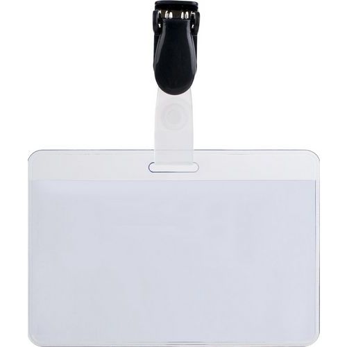 Lot De 50 Badges Visiteur - Clip - Pavo