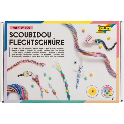Atelier scoubidous - Folia - lot de 197 pièces