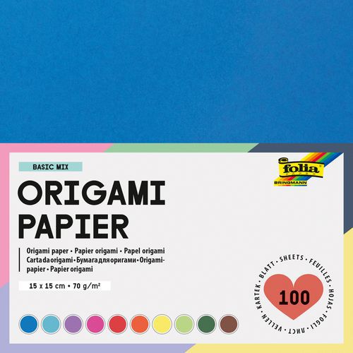 Kit pliage origami 15 x 15 cm - Folia