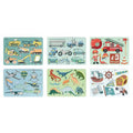 Pochoirs plastique à thème - Folia - Lot de 6 avec 6 modèles de dessin