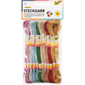 Fils à broder metallic, 26 écheveaux x 8 m 13 couleurs - Folia