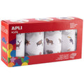 Lot 4 Rouleaux Gommettes Animaux 33mm