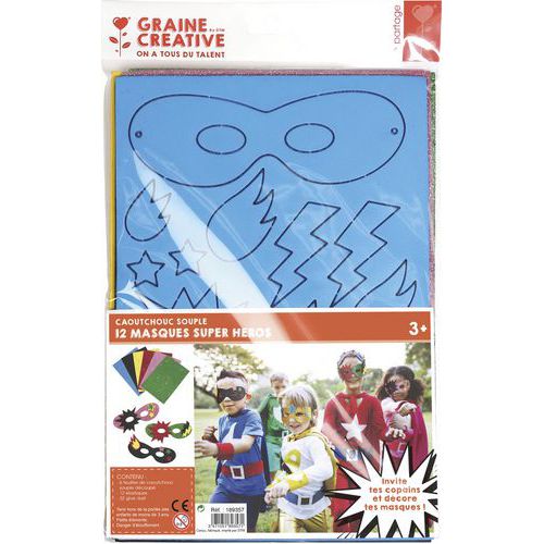 Sachet 12 Loups Super Héros À Décorer