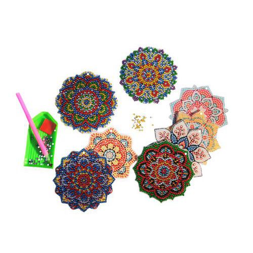 Atelier 15 Mandalas 10 Cm À Diamanter