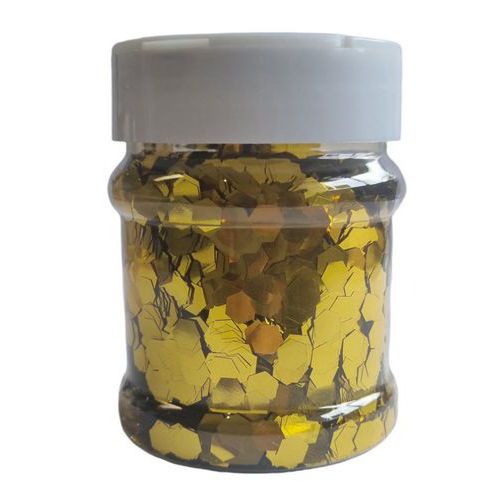 Paillettes Nid D'abeille 100g Or En Pot Plastique