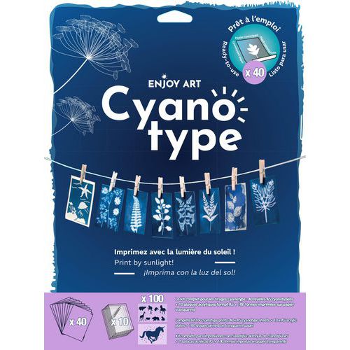 Maxi Pack Atelier Cyanotype Prêt À L'emploi