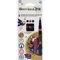 Set 3 Stylos Tatouage Éphémère Noir-rouge-bleu