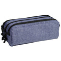 Trousse 3 Compartiments Polyester Bleu