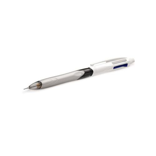 Stylo 4 Couleurs 2 Usages Bille Et Porte-mines Hb 07mm Bic