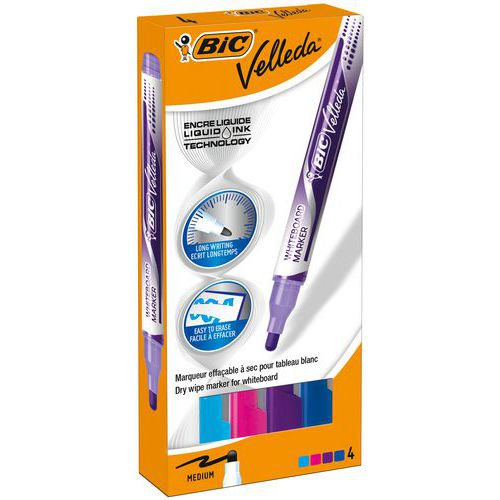 Pochette X 4 Feutres Liquid Ink Pocket Assortis