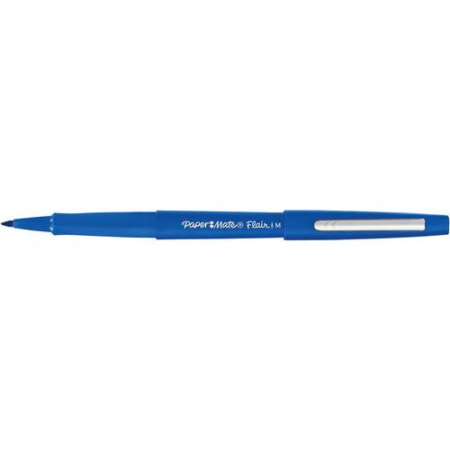 Stylo feutre Paper Mate Flair bleu format économique 30+6