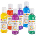 Set De 6 Colles Transparentes Colorées 6 X 240 Ml