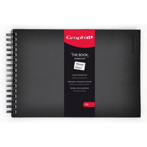 Artbook double face A4 - 40 feuilles - Graph it