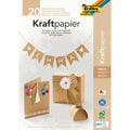 Bloc 20 Feuilles Kraft 120g Et 230g