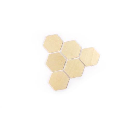 Lot De 30 Formes Hexagonales Bois