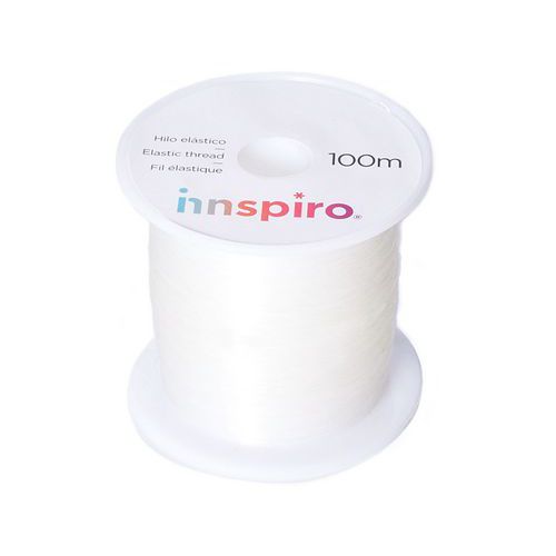 Bobine De 100m Fil Élastique Transparent 0.6mm
