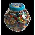 Baril 2000 perles grande taille Ø 1 cm couleurs assorties
