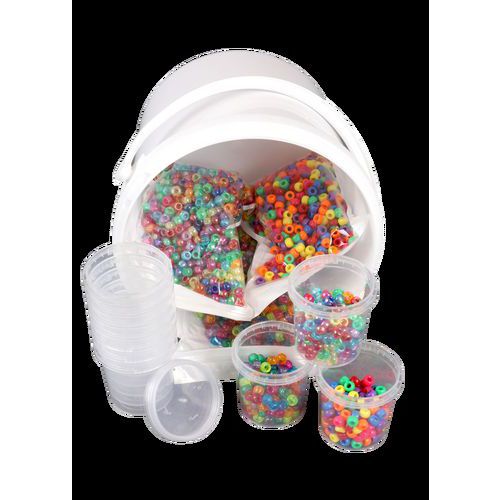 Schoolpack Perles Cassis Seau 3x1000 + 10 Pots