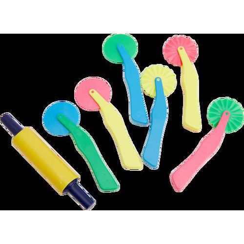 Accessoires De Modelage (6 Roulettes + 1 Rouleau)
