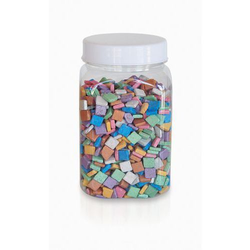 Mosaïques nacrées de 1x1cm 6 couleurs assorties