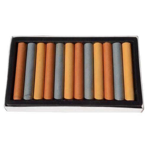 Boîte de 12 pastels à l’huile couleurs métallisées Pichon