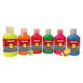 Assortiment De 6 Flacons 250 Ml Gouache Fluo Pichon