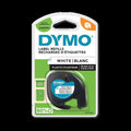 Ruban plastiq pr LetraTag 12mmx4m noir-blc Dymo